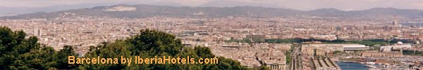 Barcelona hotels - View over the Beautiful Barcelona